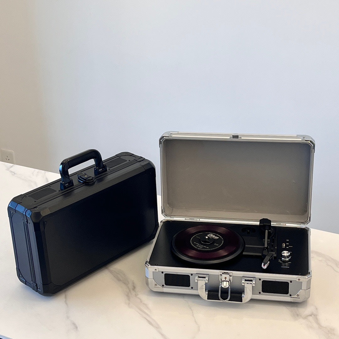Vintage Bluetooth Record Player with USB Playback