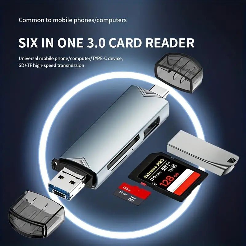 USB3.0 Type-C Multi-Function Card Reader for Devices
